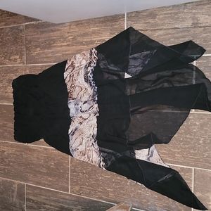 tube top dress super stretch hi low leopard print design gorgeous built in bra